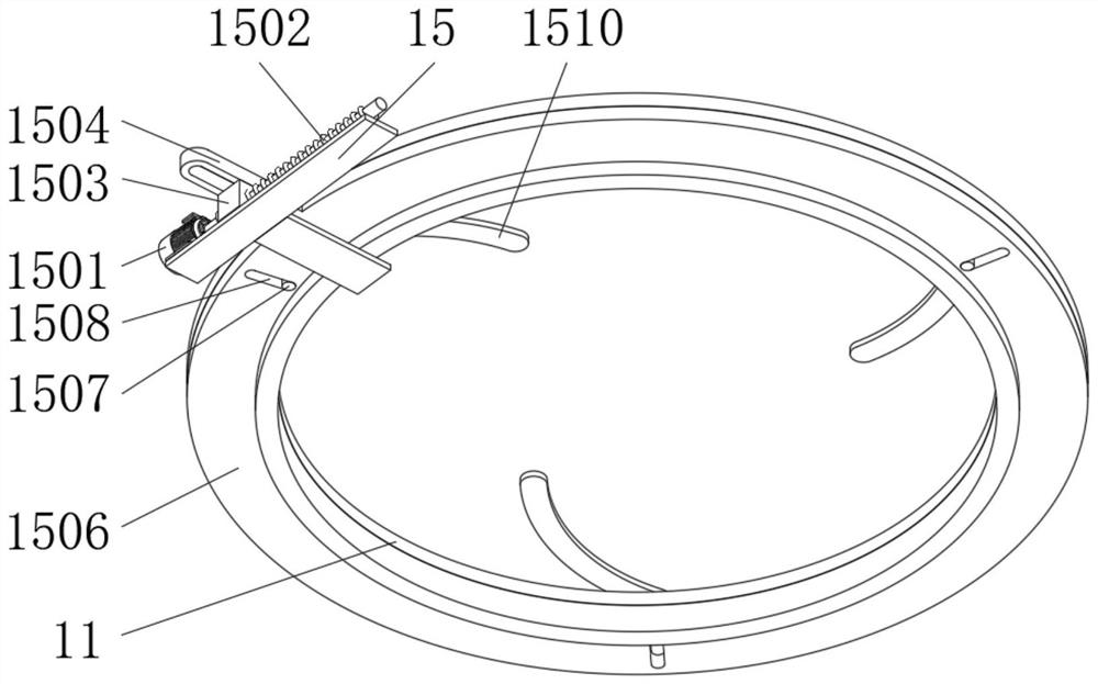 Central transmission mud scraper and use method thereof