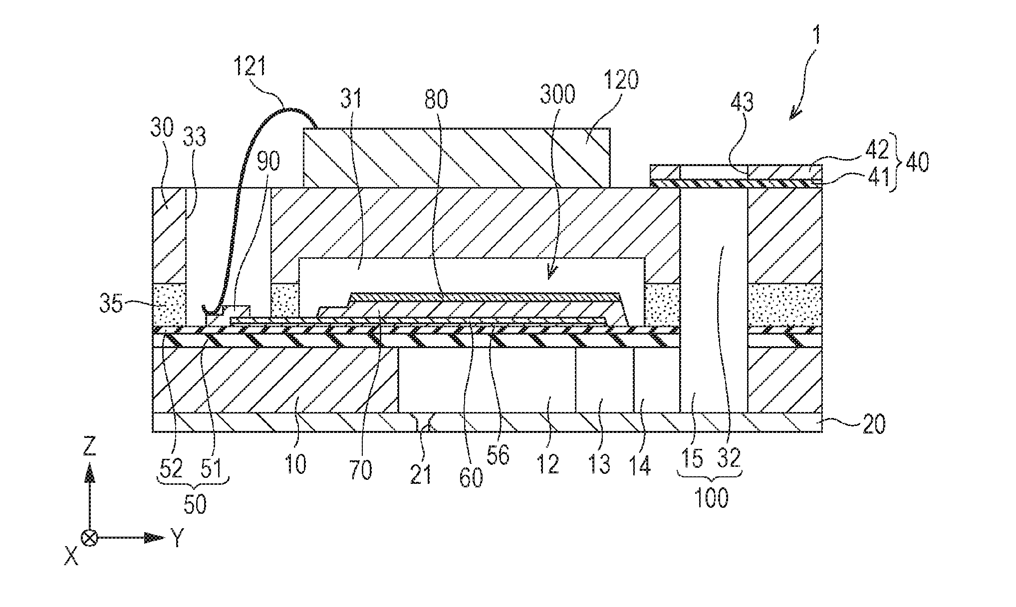 Piezoelectric element and piezoelectric element applied device