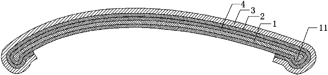 An air conditioner outer wind deflector, its preparation method, and an air conditioner including the same