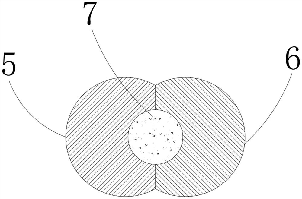 PET/PTT bi-component comfortable stretch yarn preparation process