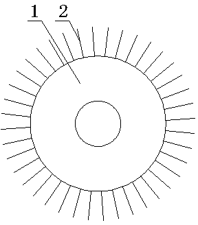 Air-cooled shock absorber