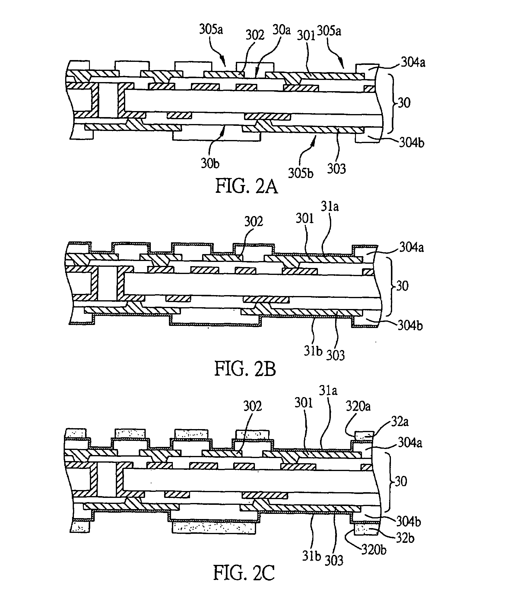 Conductive structures for electrically conductive pads of circuit board and fabrication method thereof