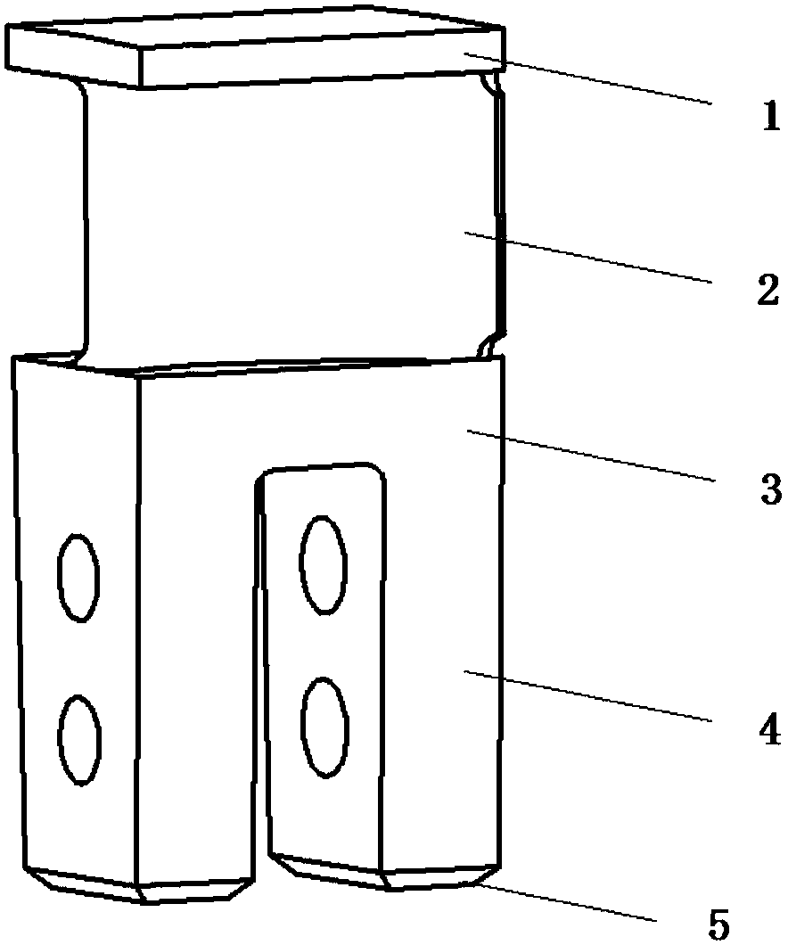 Heavy load efficient regulating grade moving blade for industrial steam turbine