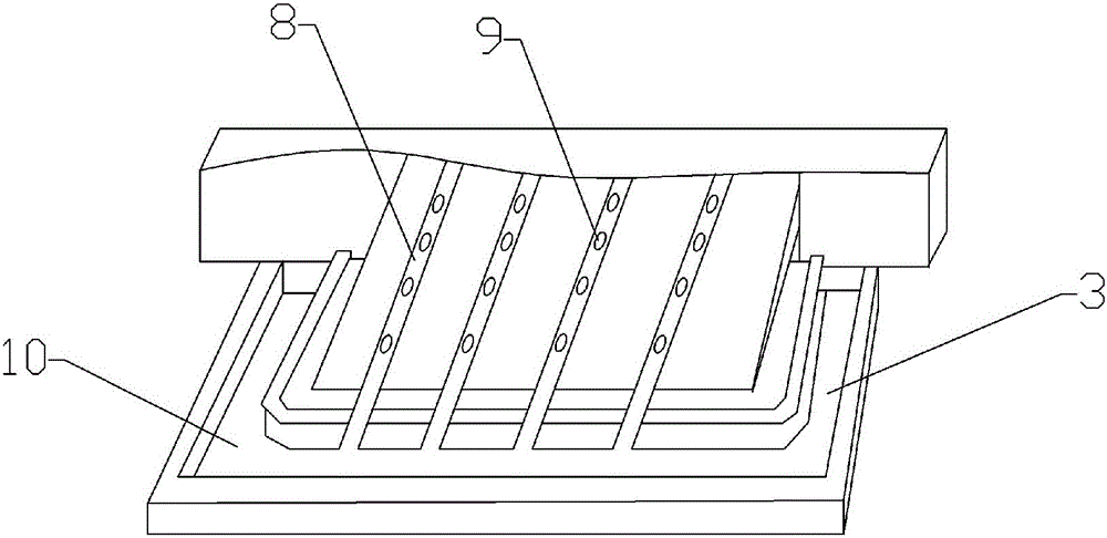 Cutting fluid recovery device for metal connecting piece machining