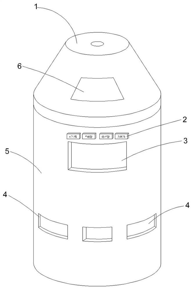 Application method of medical waste temporary storage system for inpatient area