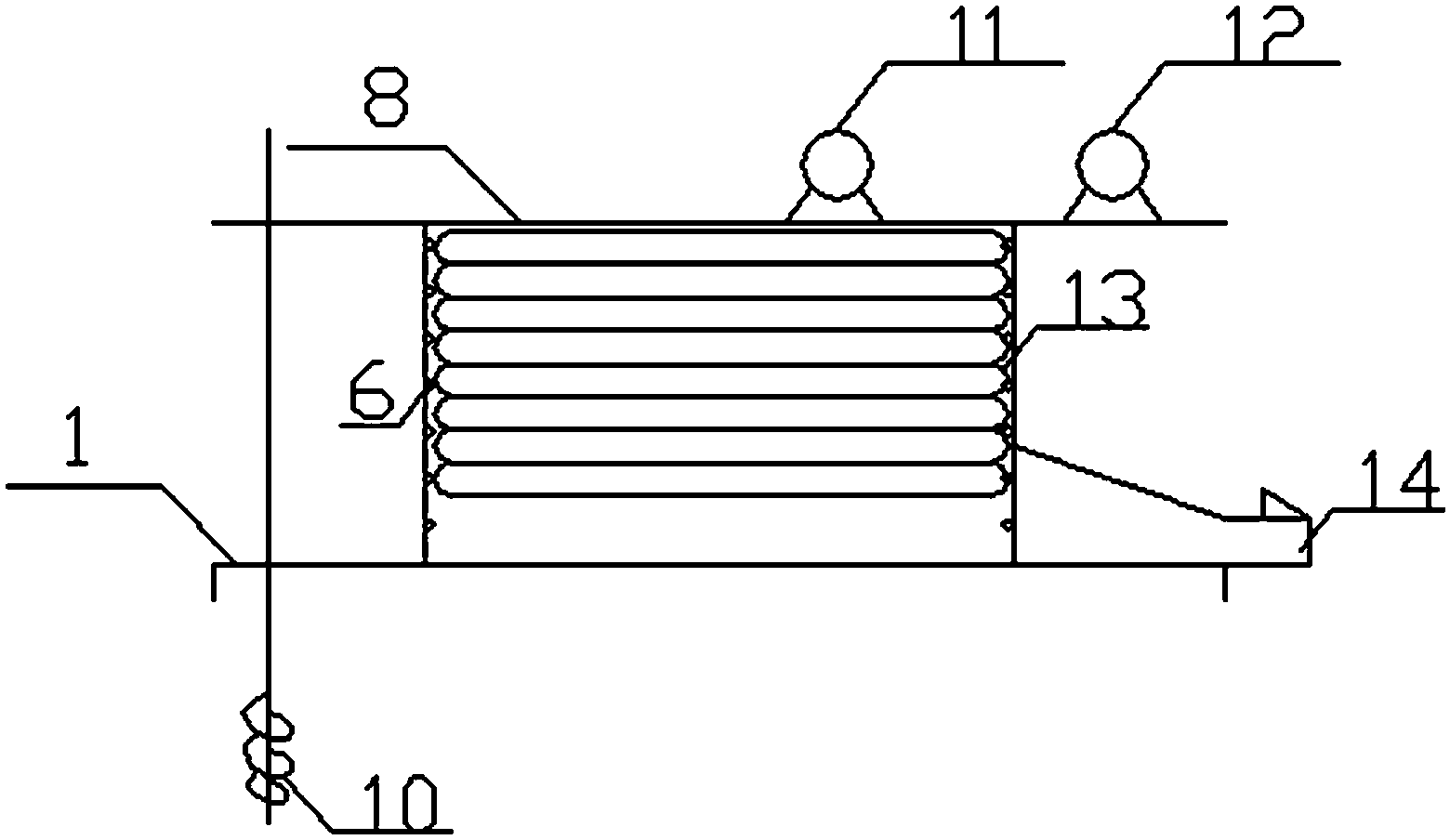 Movable energy storage sludge flushing device and method