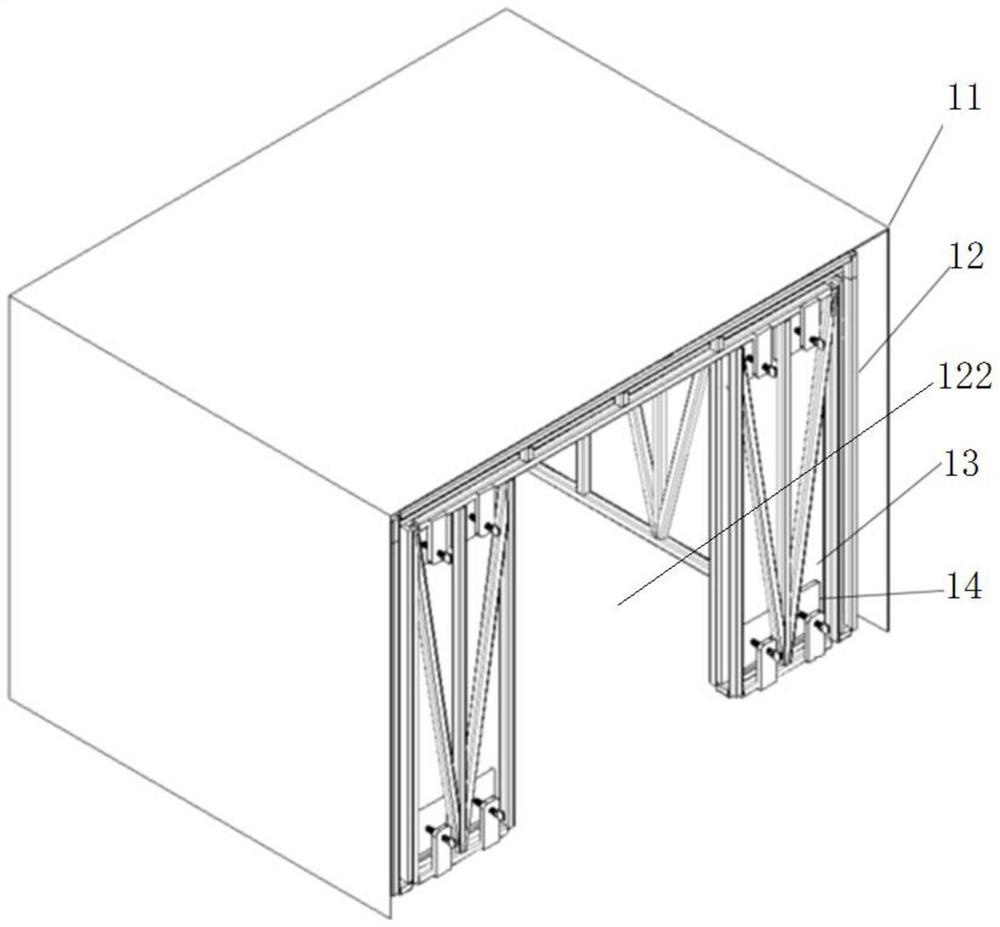 Industrial online CT radiation shielding device and CT detection equipment