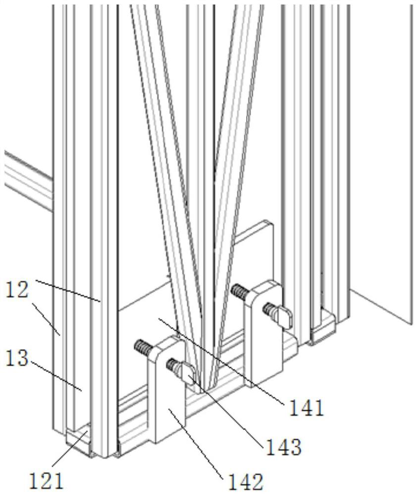 Industrial online CT radiation shielding device and CT detection equipment