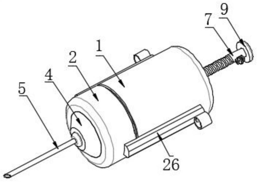 Clinical contrast injection device for cardiovascular medicine and injection method