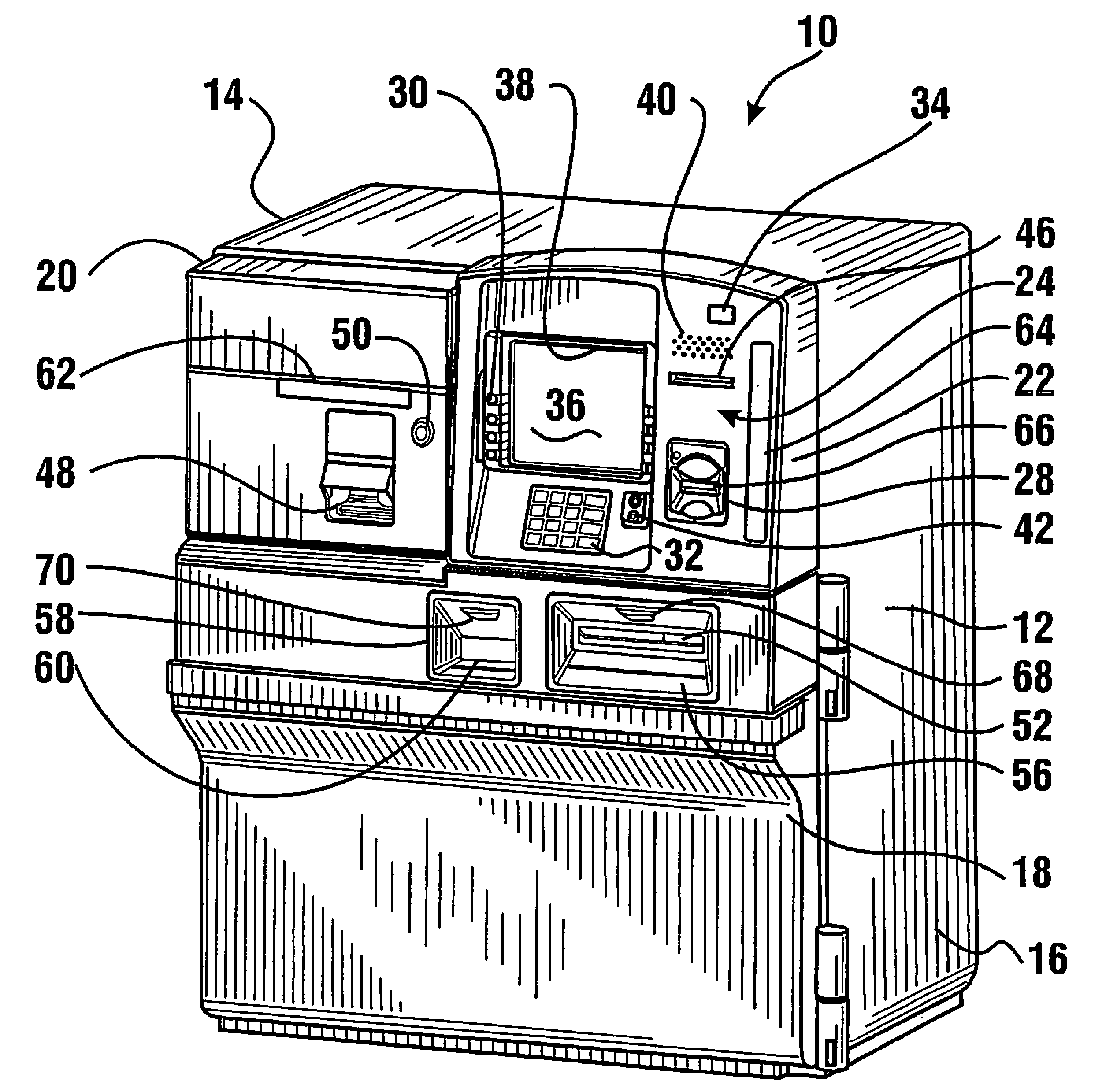 Automated banking machine operated responsive to data bearing records with improved resistance to fraud