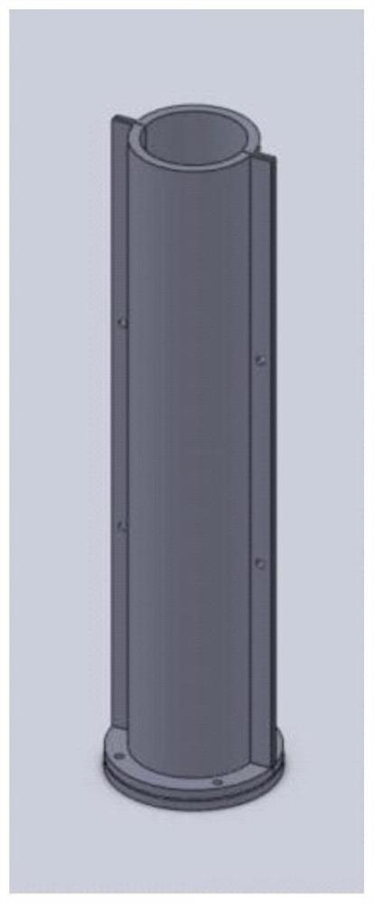 Artificial core preparation method for irregular natural fractures in oil-water well cement sheath