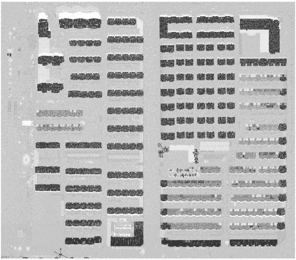 Automatic segmentation method for point cloud of facade of large scene city building