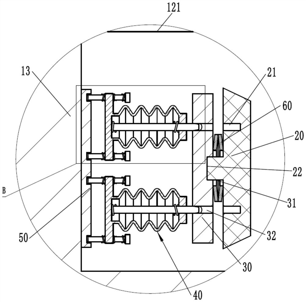 A high-speed braiding machine spindle installation track structure