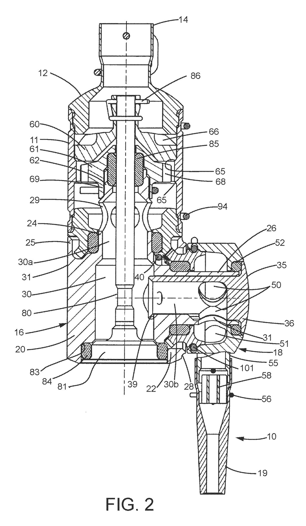 Sanitary Rotary Tank Cleaning Apparatus