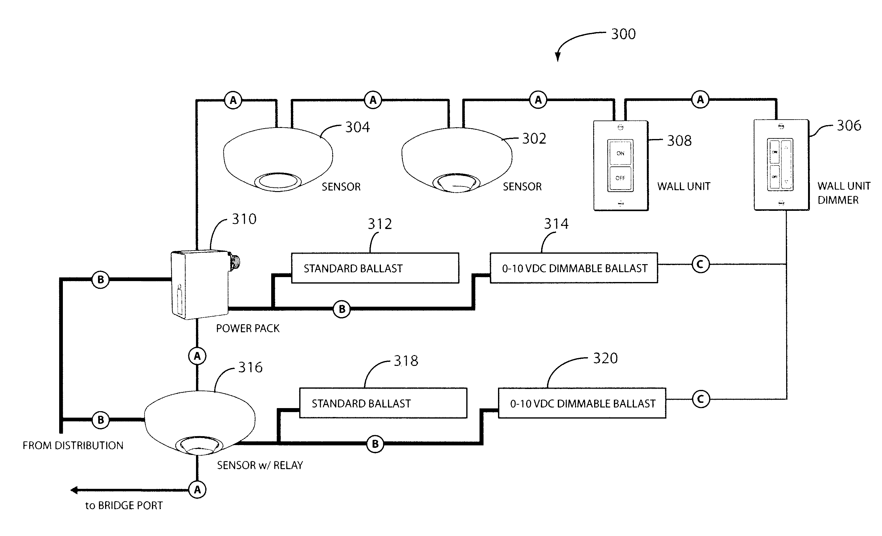 Networked, wireless lighting control system with distributed intelligence