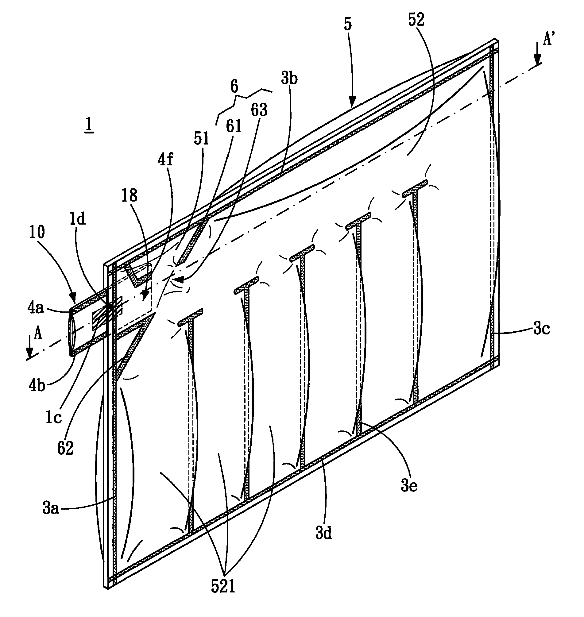 Gas stop structure capable of repeated inflation and deflation