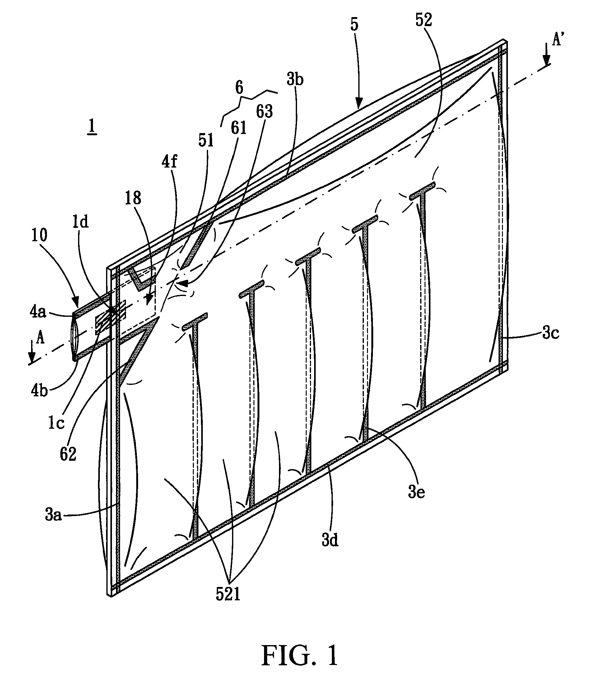 Gas stop structure capable of repeated inflation and deflation