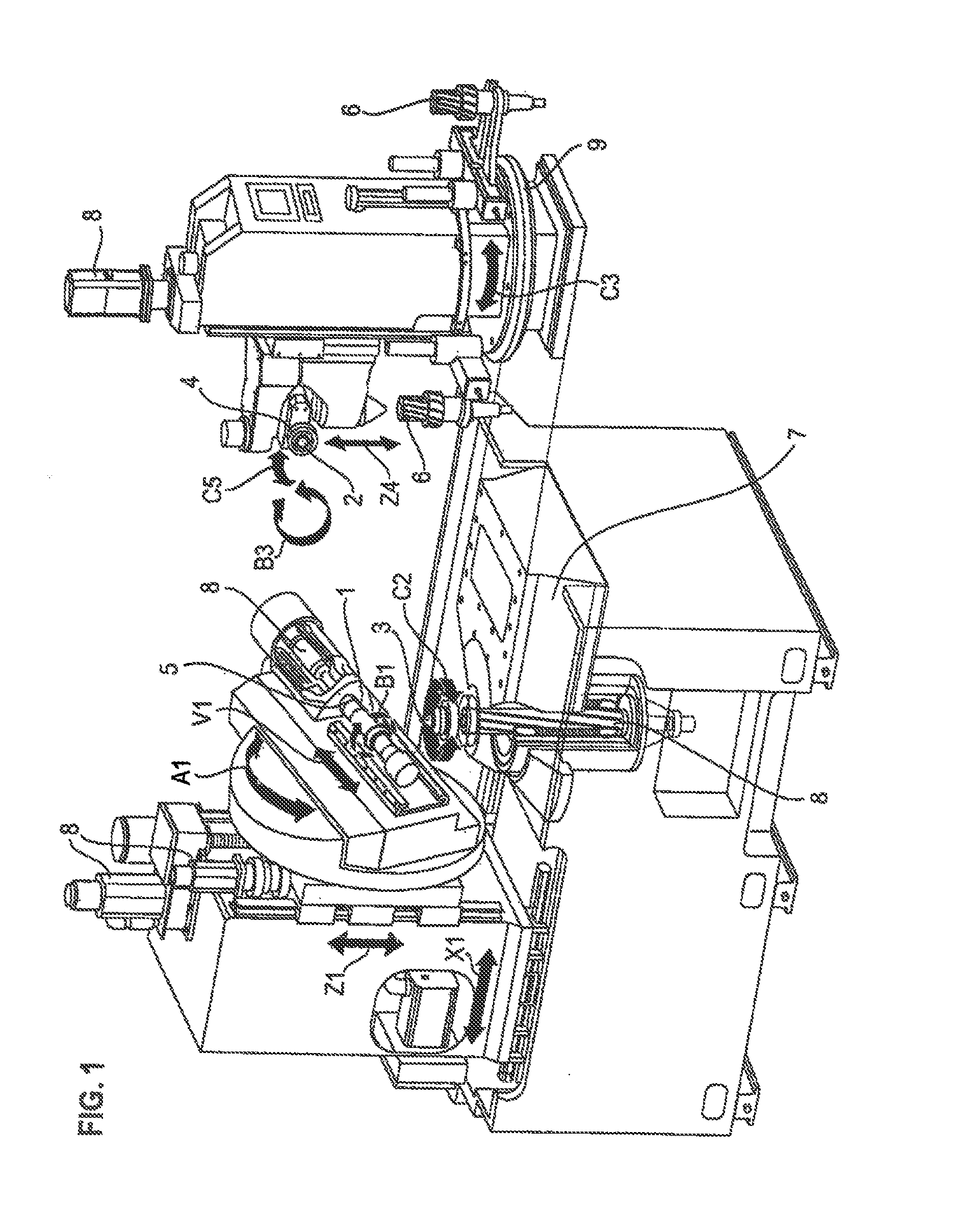 Method and apparatus for hard finishing modified gears