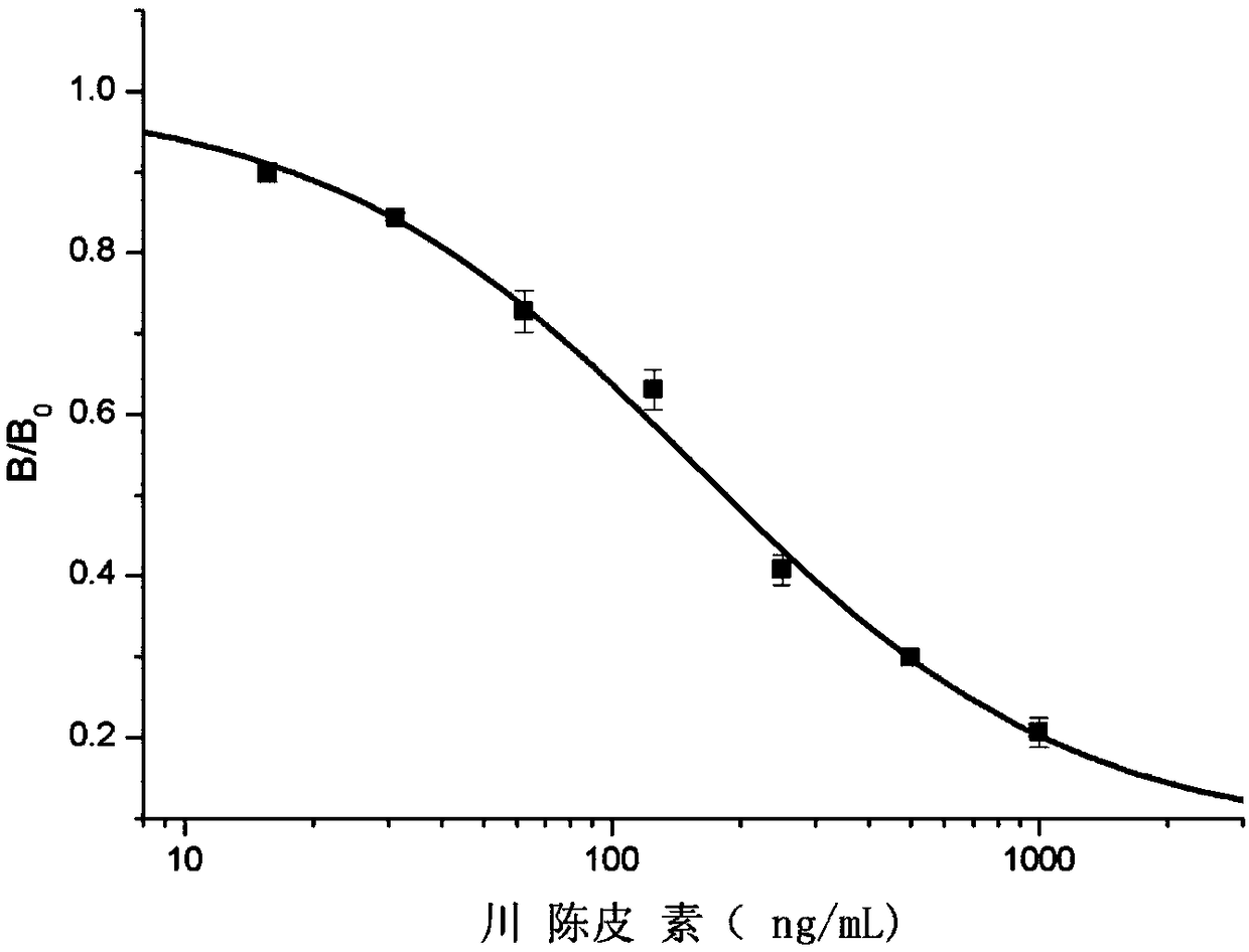 Nobiletin antigen as well as preparation method and application thereof