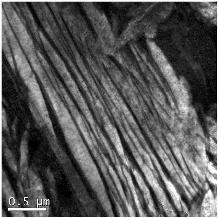 Nanometer bainite spring steel and preparation method thereof