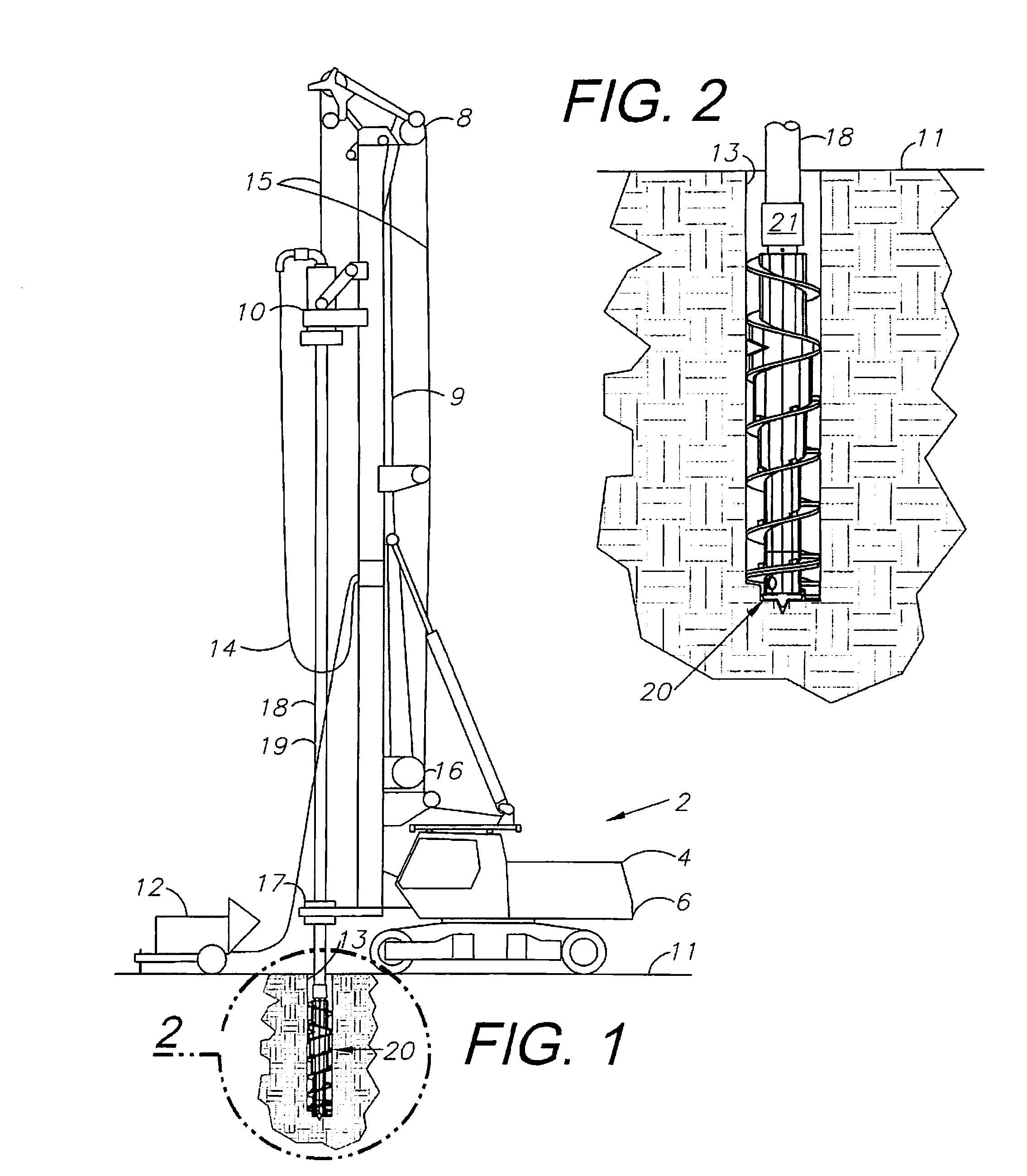 Installation effort deep foudnation method