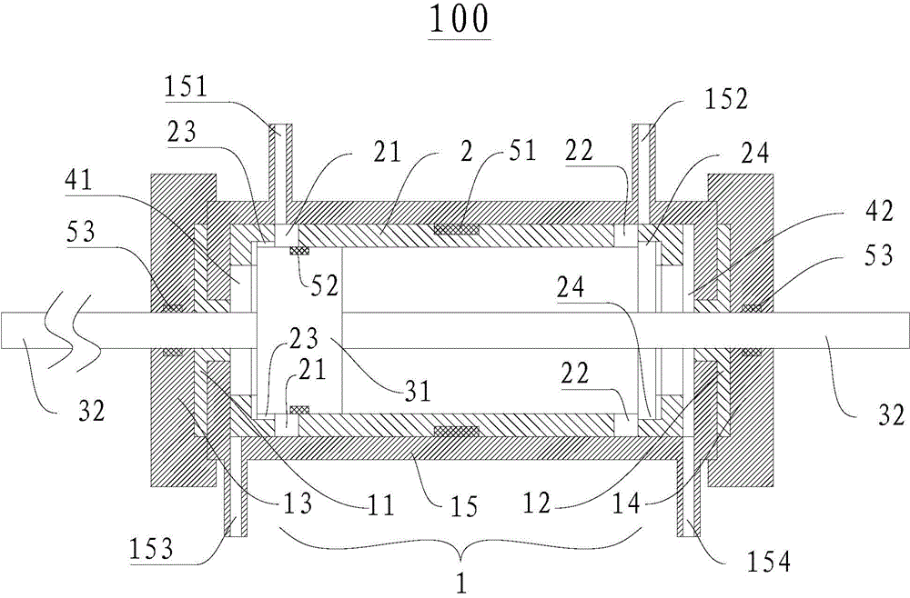 Hydraulic oil cylinder, hydraulic device and forklift