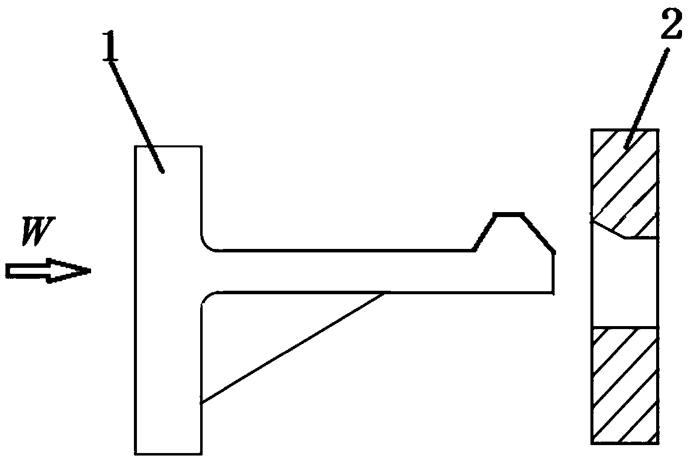 Cantilever type detachable fastener