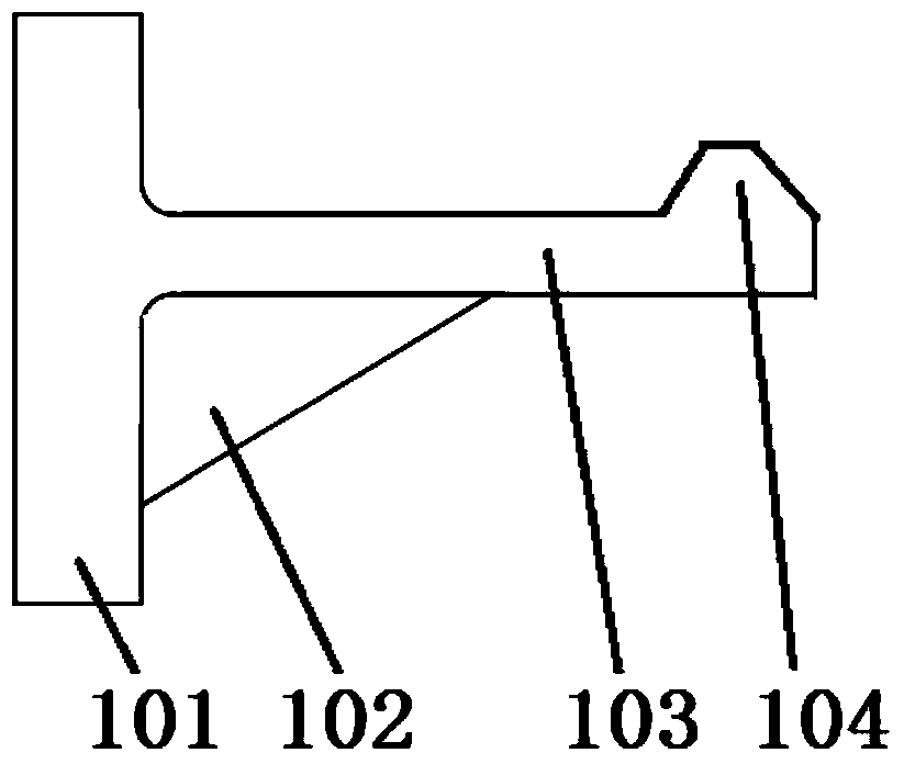 Cantilever type detachable fastener