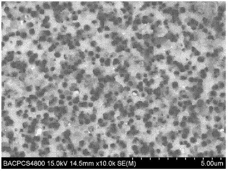 Method for preparing large-size silicon pore array