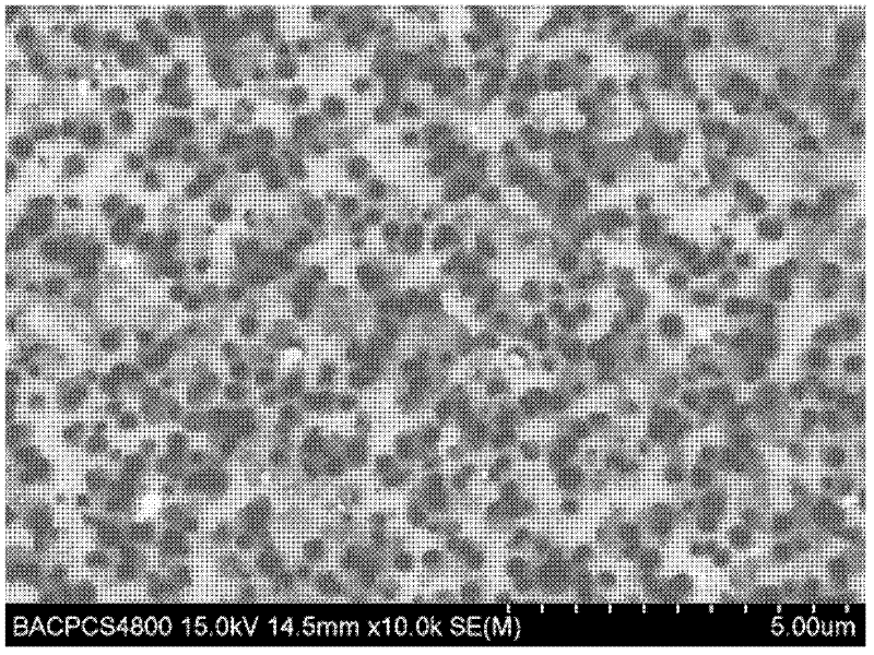 Method for preparing large-size silicon pore array