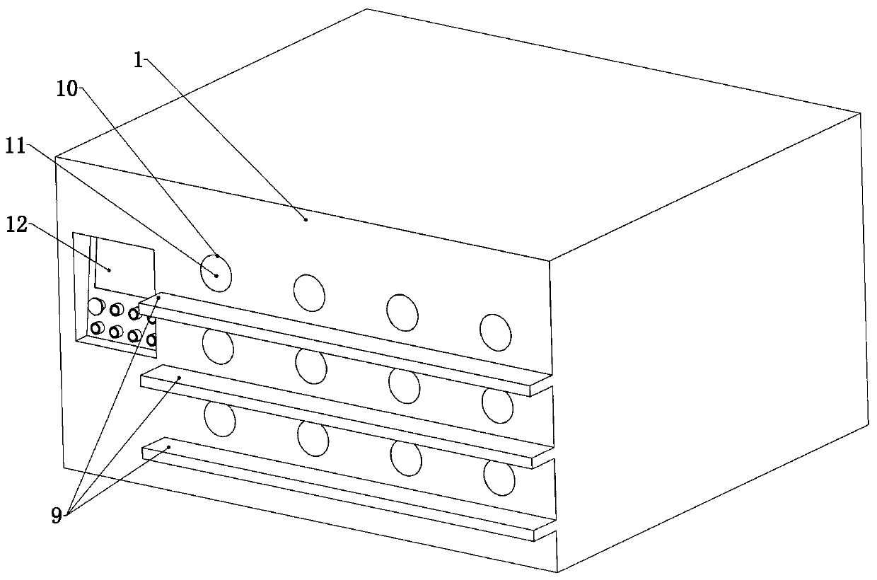 Radon detector calibrating device and regulation and control system for keeping concentration stable