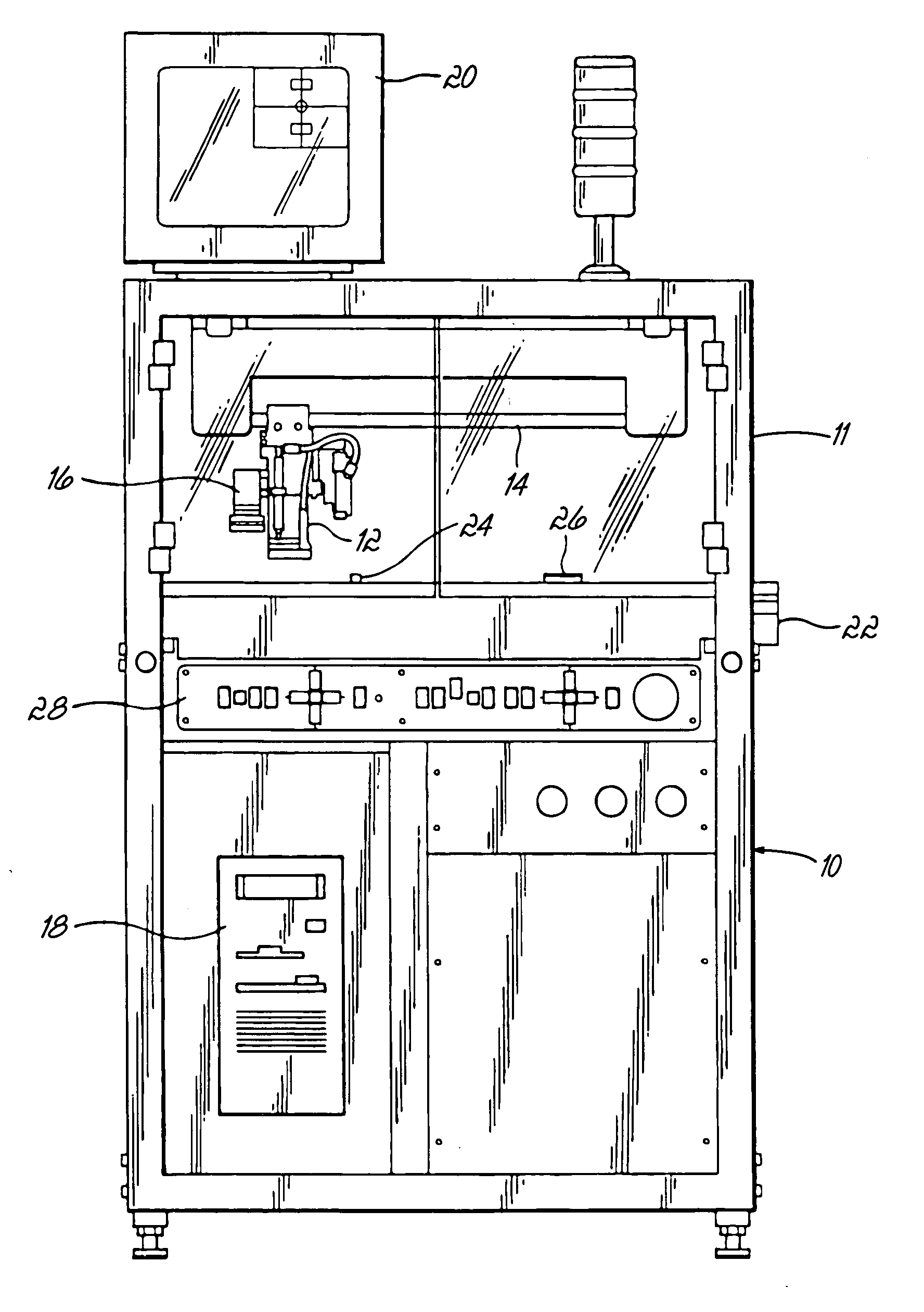 Method of noncontact dispensing of viscous material