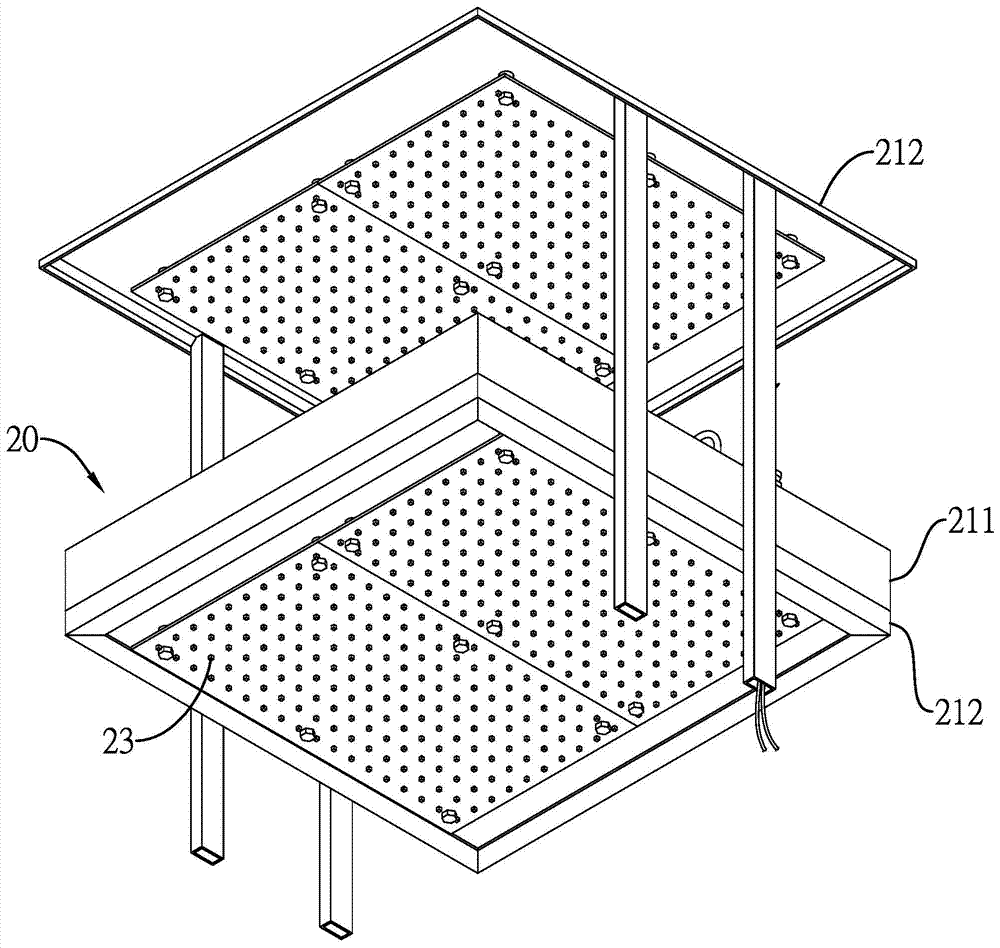 Movable type vegetable planting device