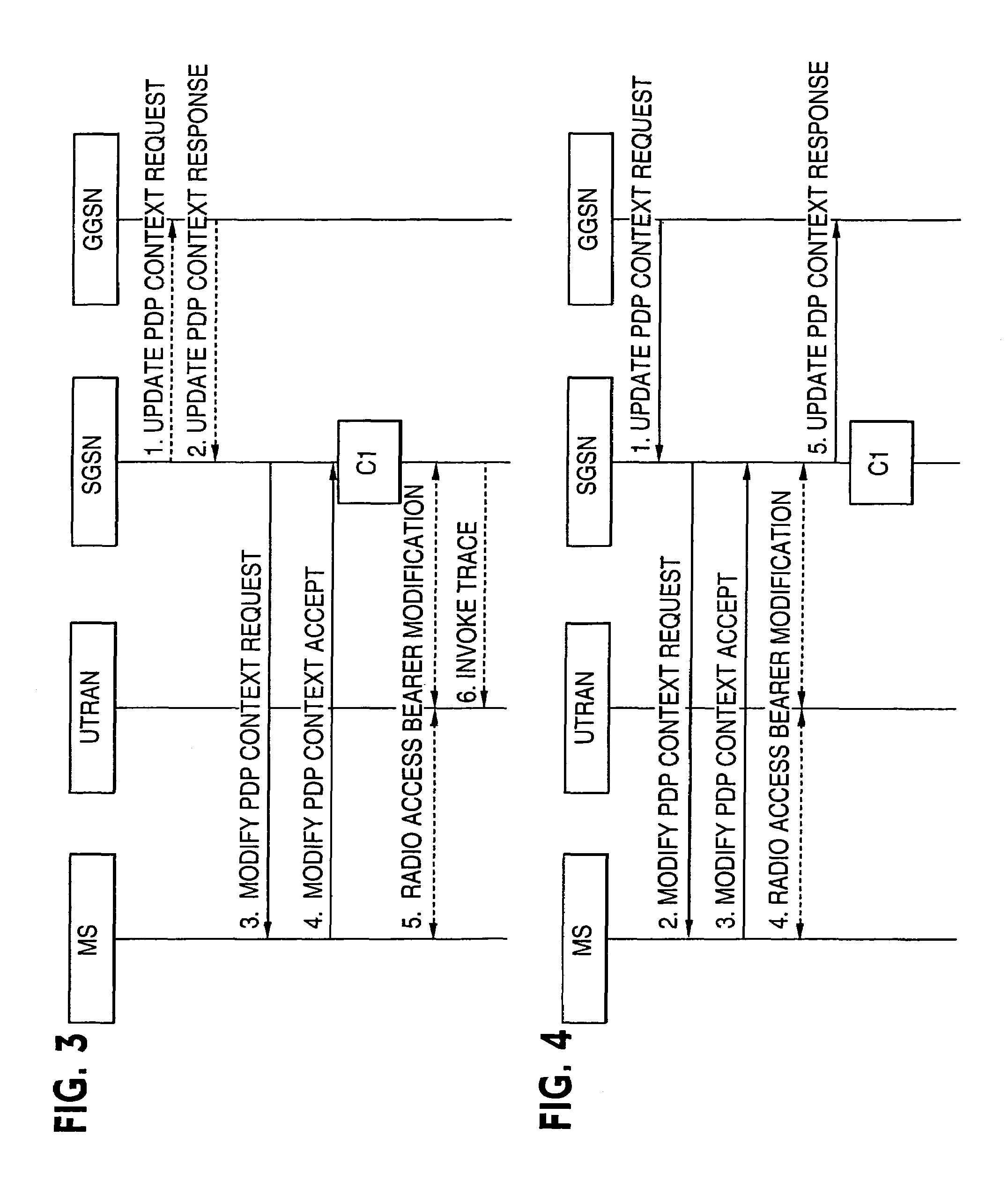 Technique for providing announcements in mobile-originated calls