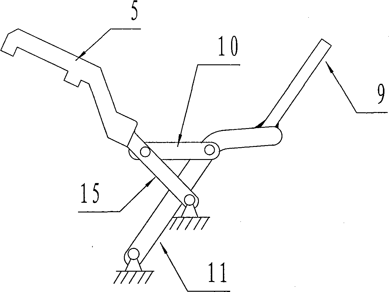 Projection welding nut welding clamp