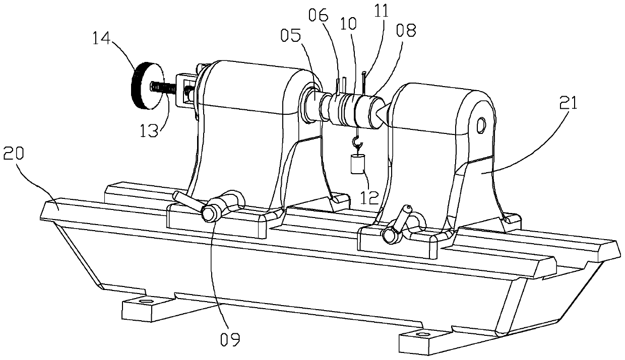 Flexible force sensor calibration test platform and method