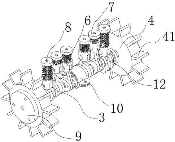 A sma-based inspection four-wheel drive vehicle