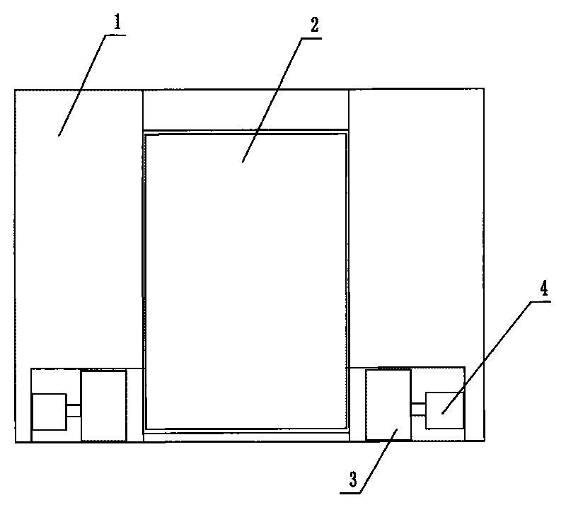 Remote automatic locking and unlocking device of reservoir strobe