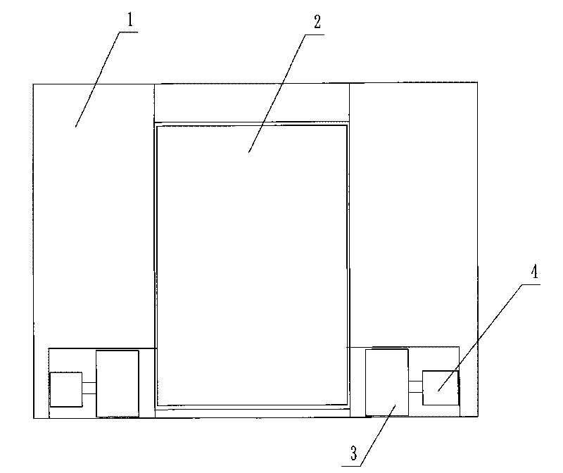 Remote automatic locking and unlocking device of reservoir strobe