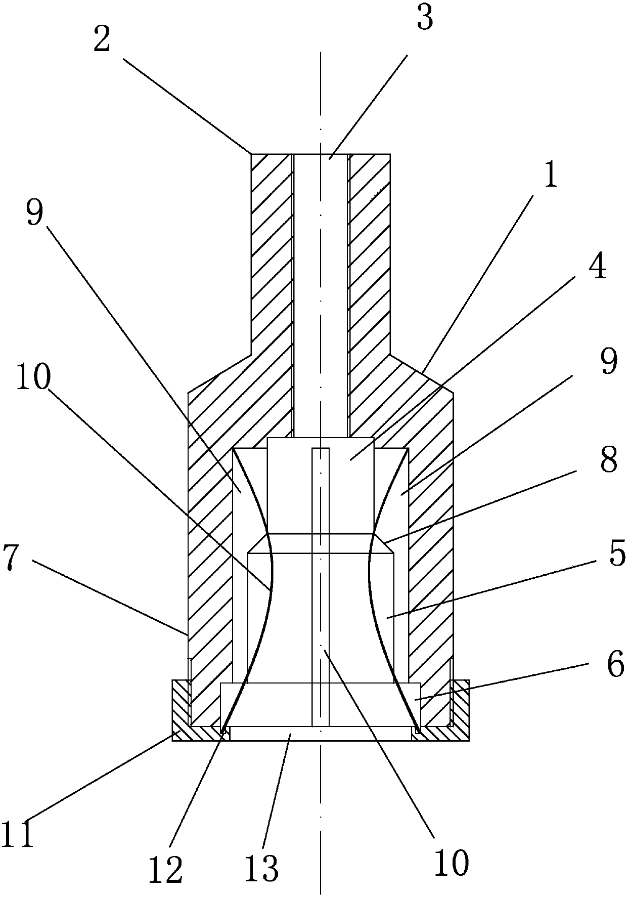 Special socket for tap