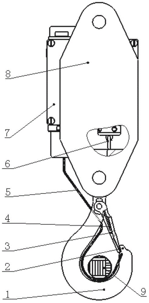 Mechanical type hook release device