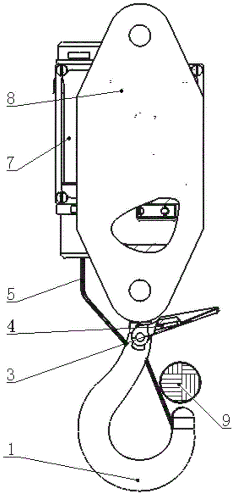 Mechanical type hook release device