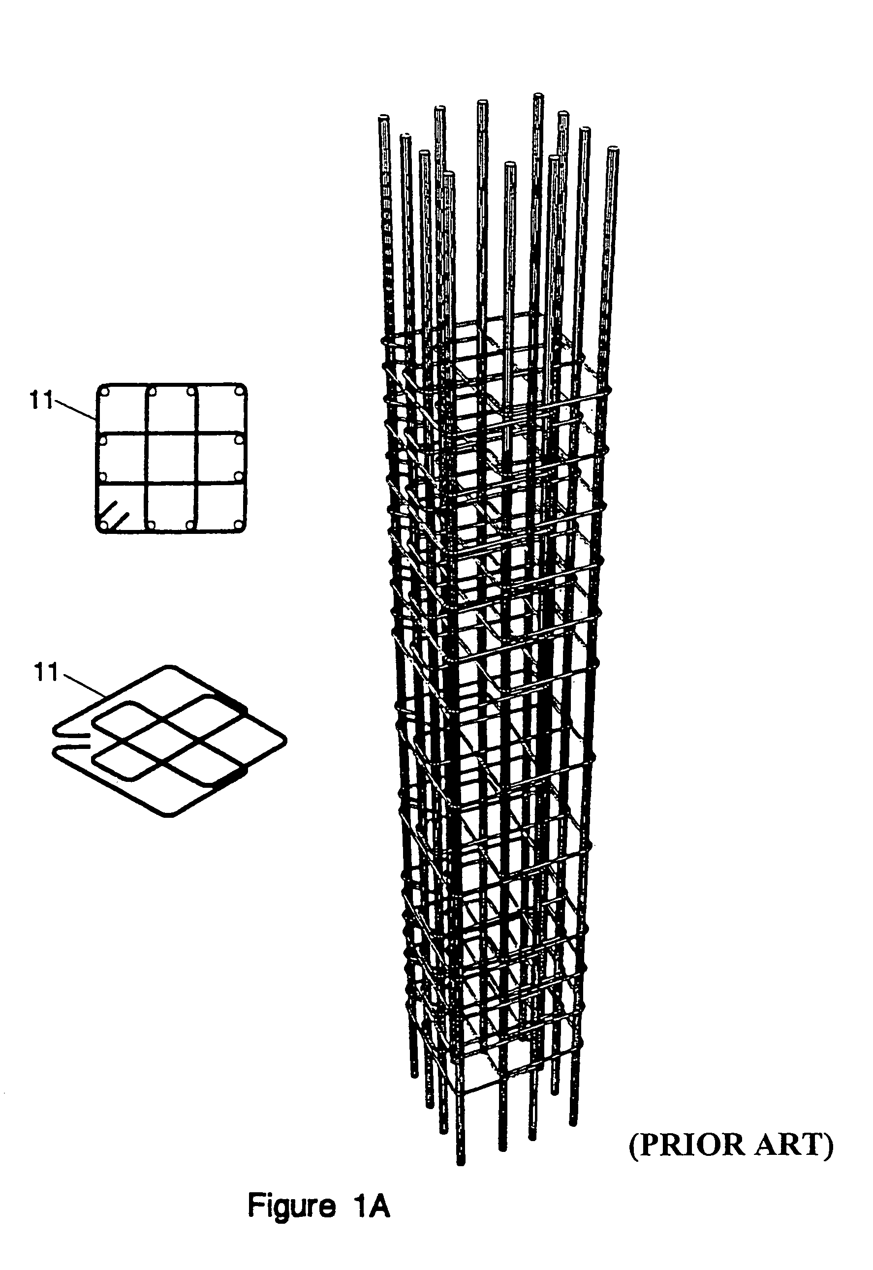 Cellular stirrups and ties for structural members