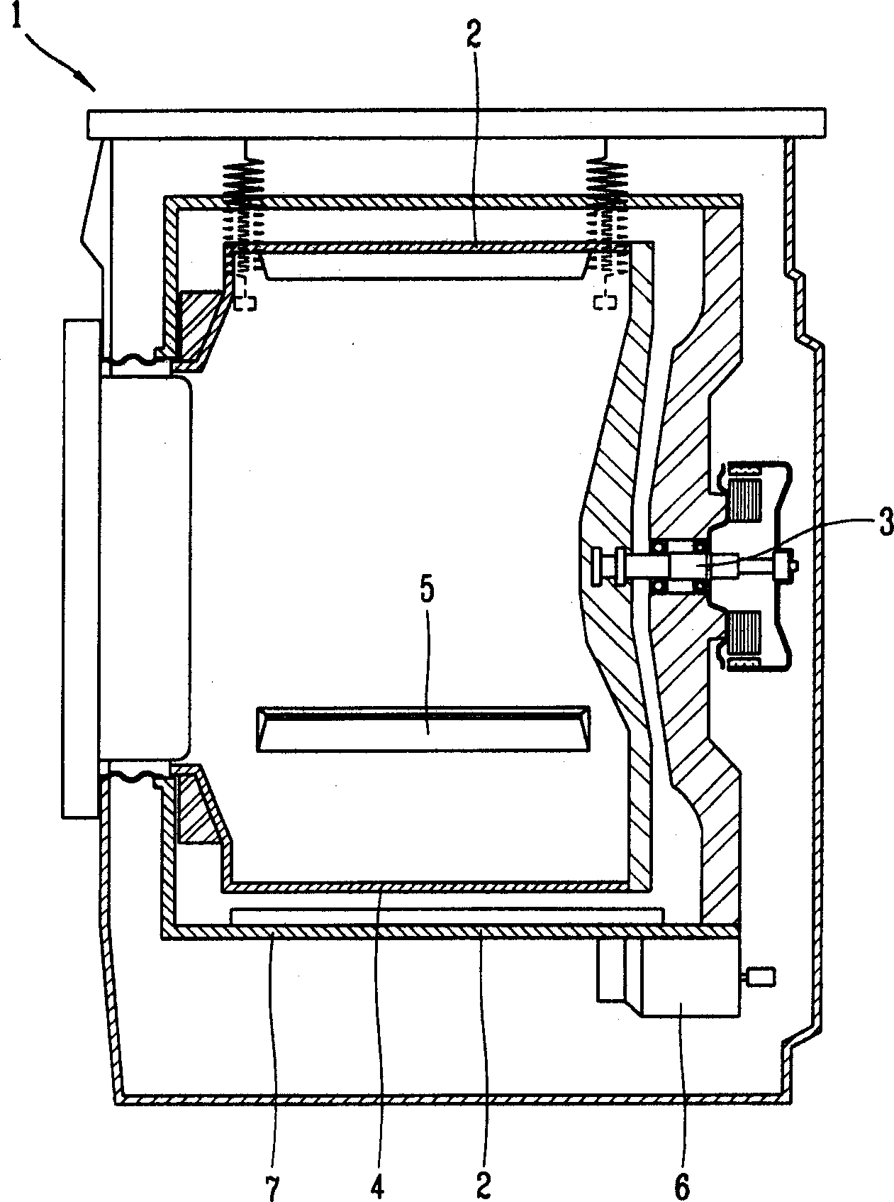 Method for smoothing wrinkles of laundry in washing machine