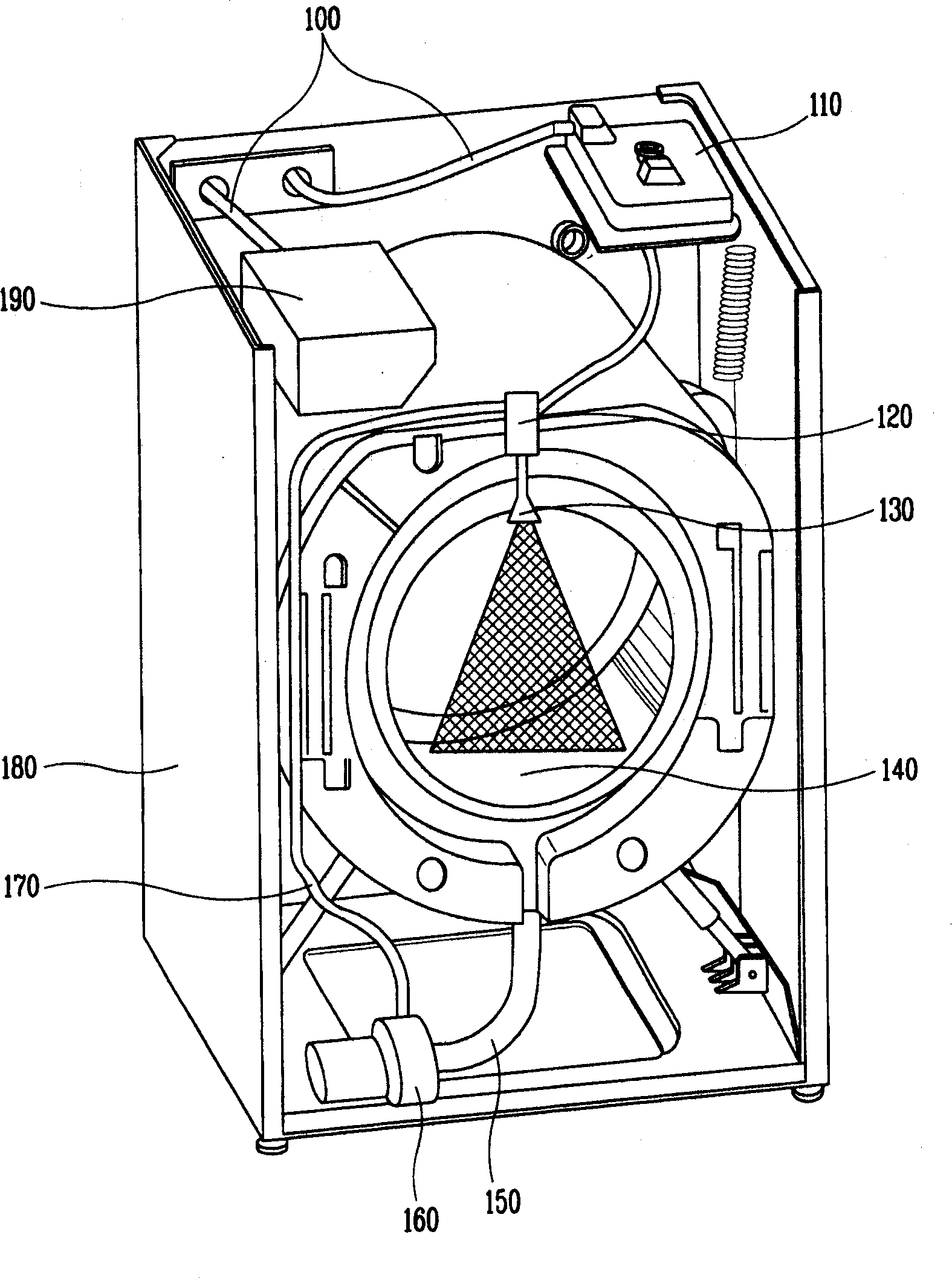 Method for smoothing wrinkles of laundry in washing machine