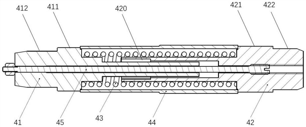 Missile folding rudder self-locking system