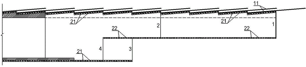 Support structure for preventing settlement deformation of tunnels and construction method thereof