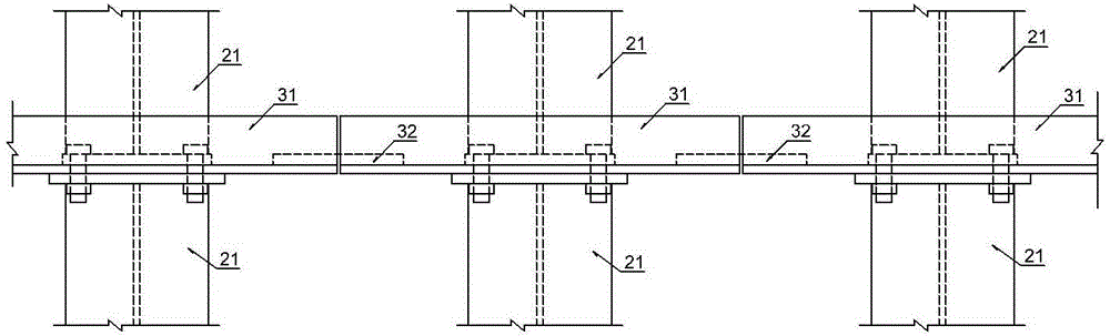 Support structure for preventing settlement deformation of tunnels and construction method thereof