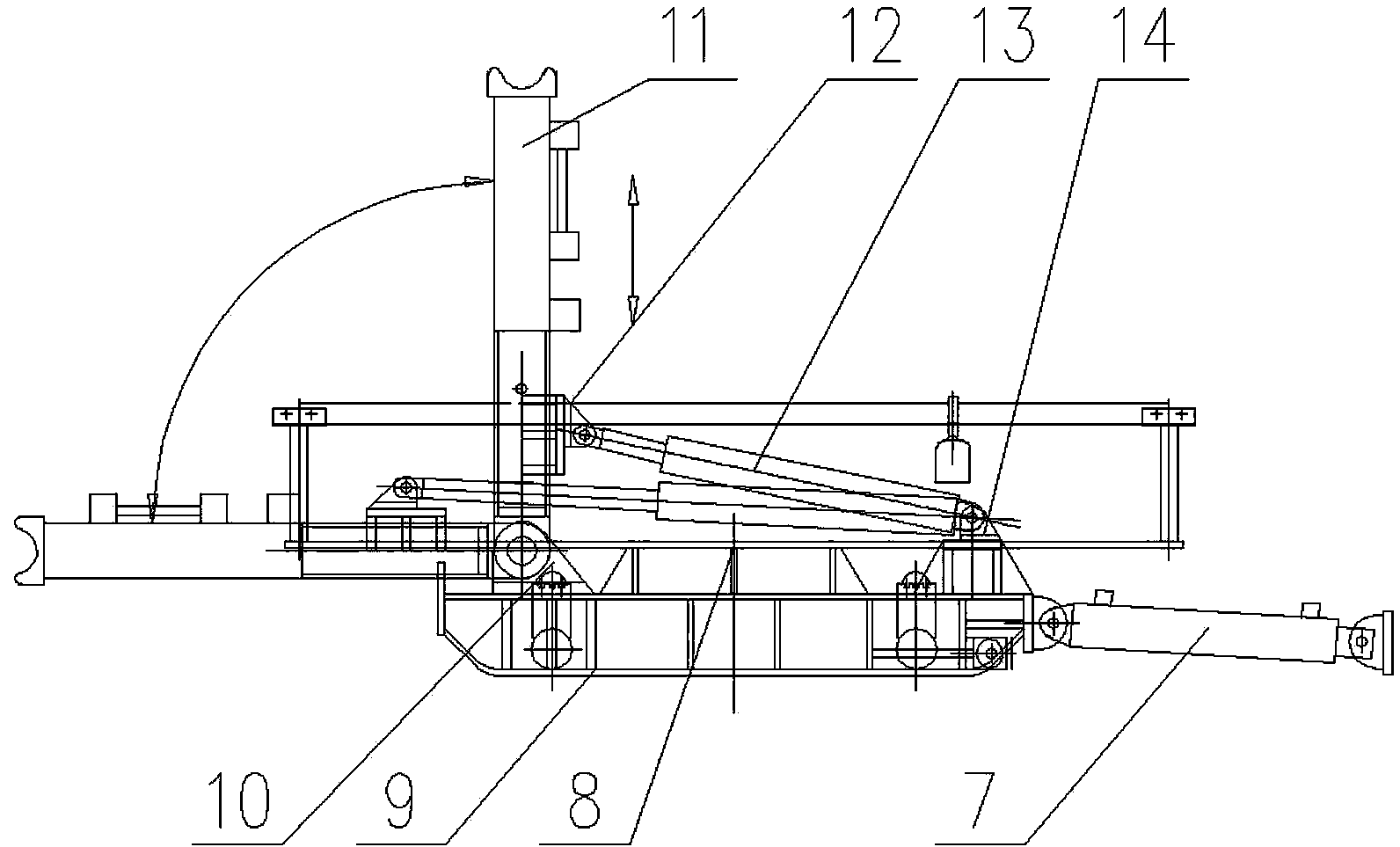 Self-moving belt conveyor tail