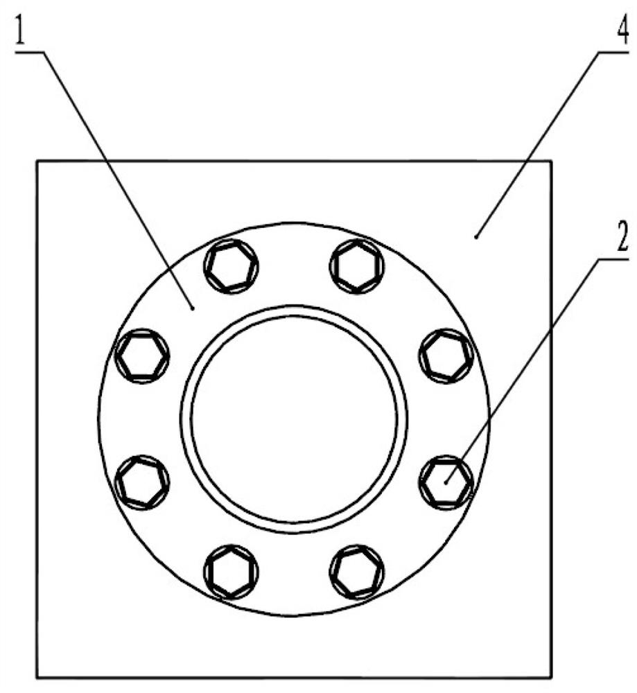 Cabin penetrating pipeline structure